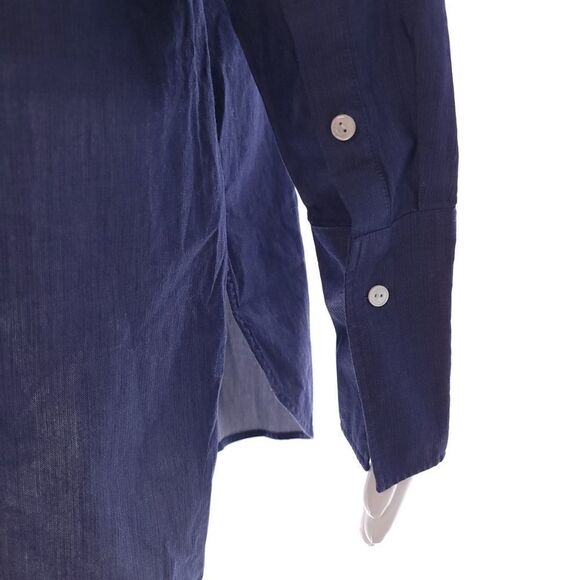 Vince. Womens Size 2 Long Sleeve Button Up Collared Blouse - Picture 6 of 10